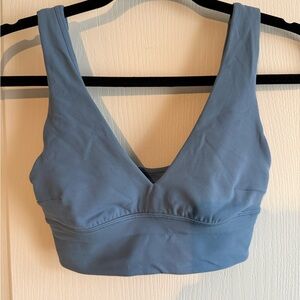 Lululemon Soft Blue Align V-Neck Bra